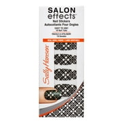 Sally Hansen Salon Effects Nail Stickers, Black to Basic, 18 ea