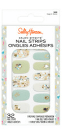 Sally Hansen Salon Effects Nail Strips, Sage In Stone, 32pcs