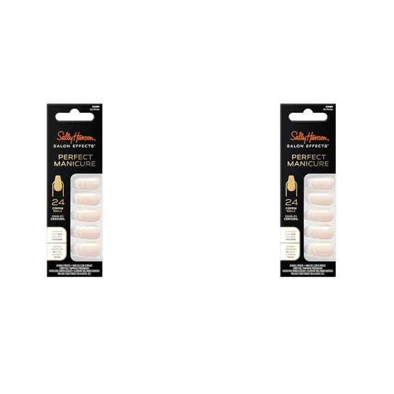 Sally Hansen Salon Effects On Pointe Coffin Press On Nails Perfect Manicure 2pk