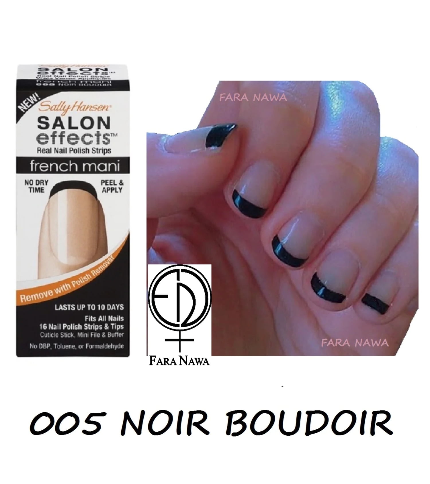 Sally Hansen Salon Effects Real Nail Polish Strips, 1 ea