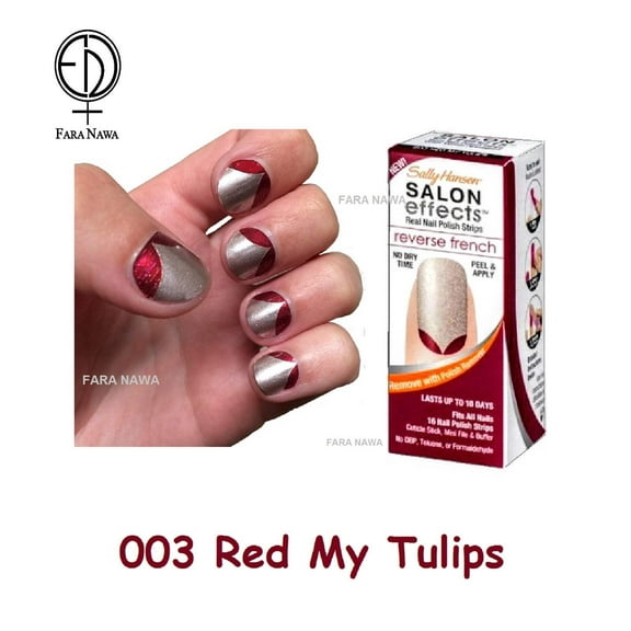 Sally Hansen Salon Effects Real Nail Polish Strips, FRENCH MANI  REVERSE FRENCH