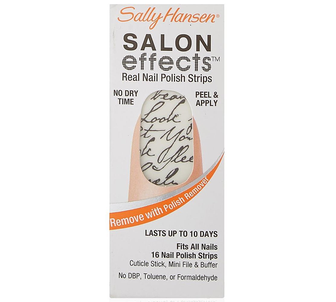 SALLY HANSEN Salon Effects Nagellack-Strips „Wild Child“ – 16 Streifen, Ohne Trockenzeit, Hält Bis Zu 10 Tage