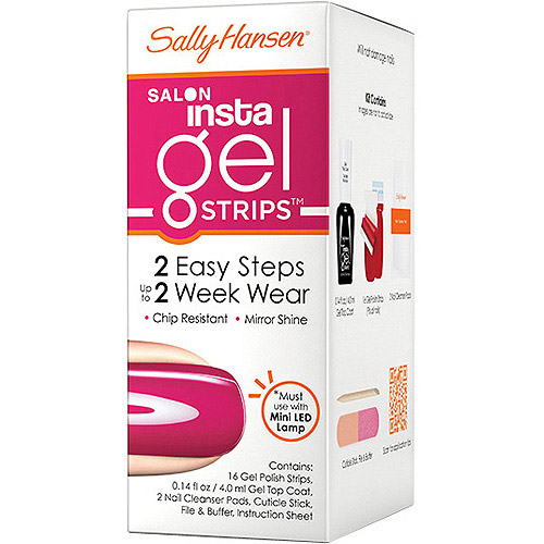 Sally Hansen Salon Insta Gel Polish Nail Strips Kit in Assorted Colors ...