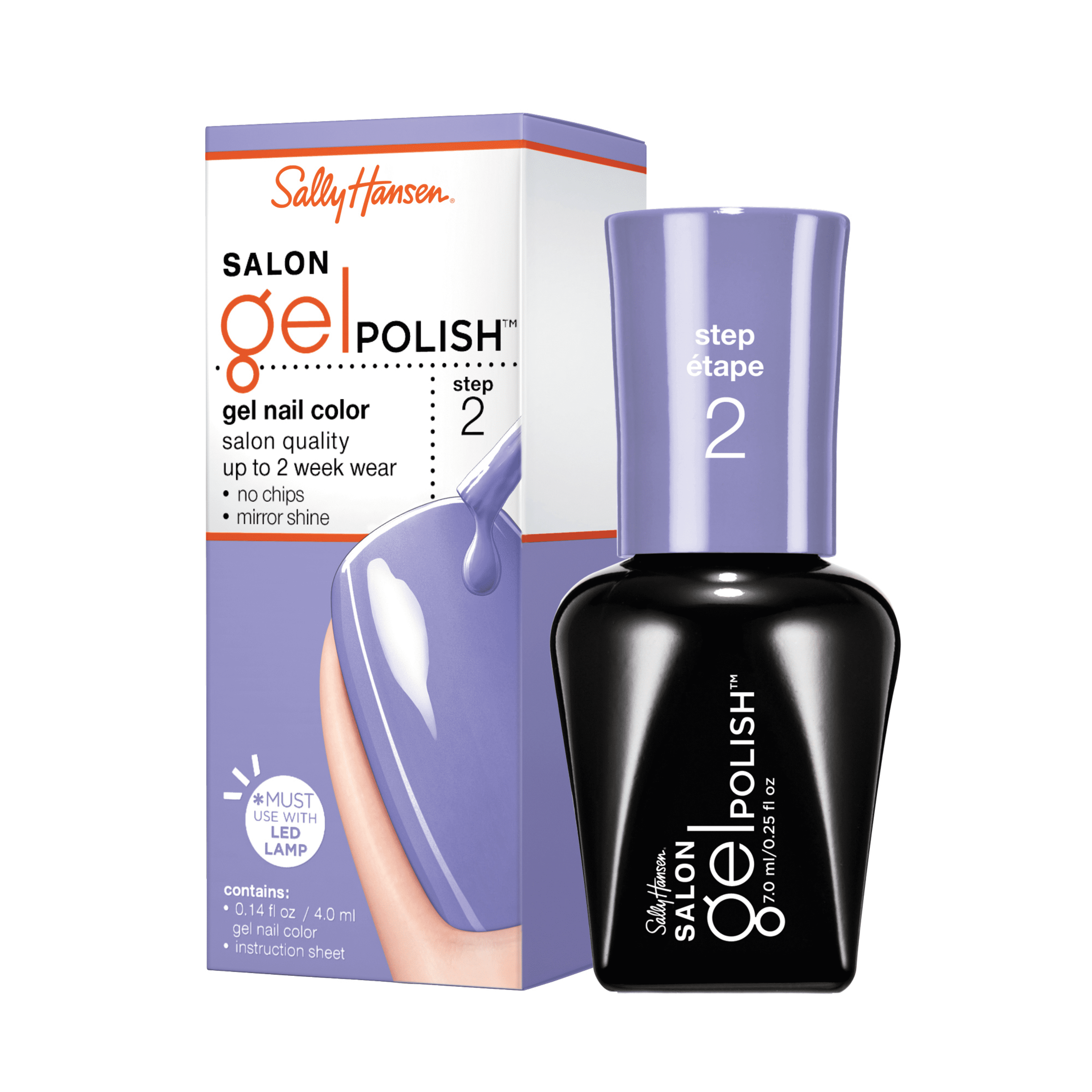 Sally Hansen Salon Gel Nail Polish, Purplexed, Flawless