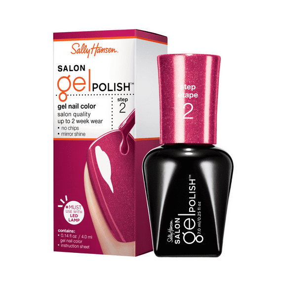 Sally Hansen Salon Professional Gel Nail Polish, Wine Not