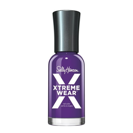 Sally Hansen Xtreme Wear Nail Polish, Purple Craze, 0.4 oz, Chip Resistant, Bold Color