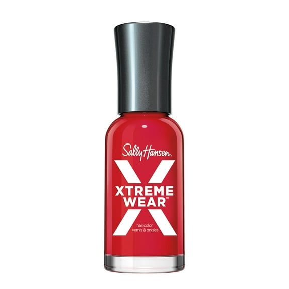 Sally Hansen Xtreme Wear Nail Polish, Pucker Up, 0.4 oz, Chip Resistant, Bold Color