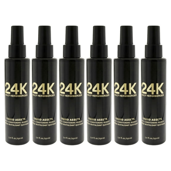 Sally Hershberger 24K Liquid Assets Daily Remedy Conditioning - Pack of 6 , 5 oz Conditioner