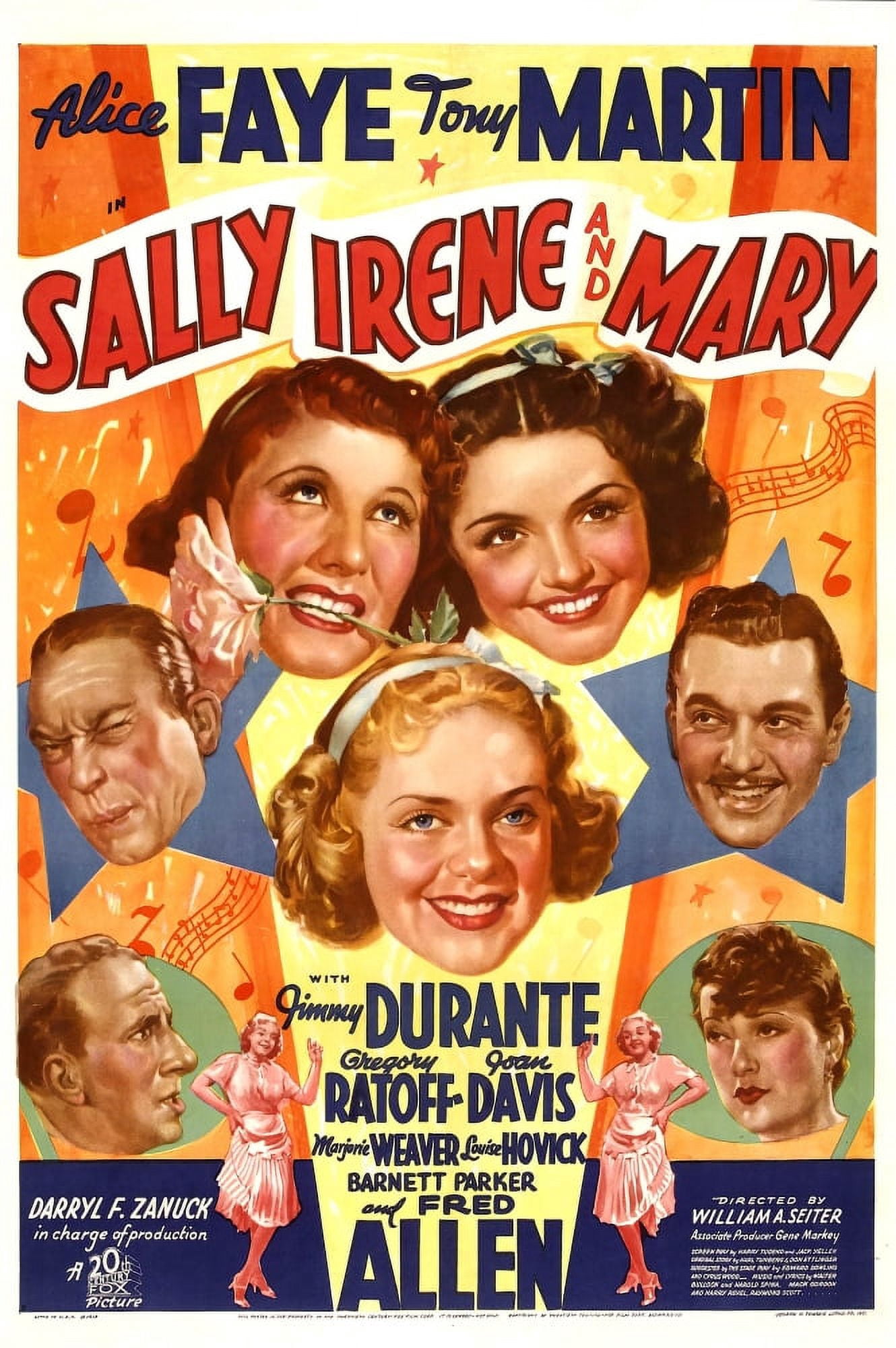 Sally Irene And Mary Canvas Art - (24 x 36)
