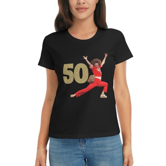 Sally Omalley Im 50 T-Shirt 50th Birthday Gifts for Women Short-Sleeved Round Neck Casual Top