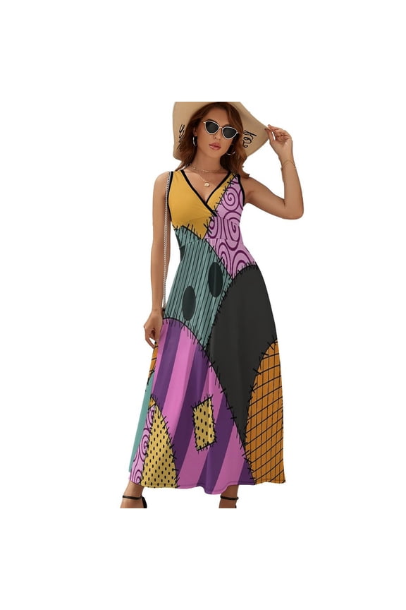 Sally Ragdoll Dress Fashion Boho Beach Long Dresses Female Party Printed Maxi Dress