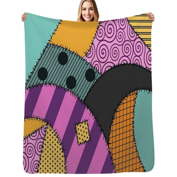 Sally Ragdoll Flannel Blanket Warm Soft Bedding Throws Winter Camping Chair Sofa Bed