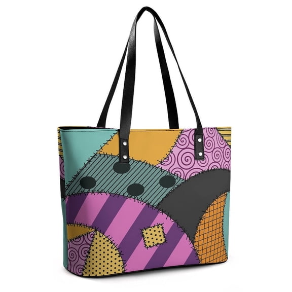 Sally Ragdoll Woman Leather Handbags Large Tote Bag Fashion Portable Handbags With Zipper