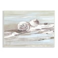 thumbnail image 1 of Sally Swatland Still Beach Seashells Brushed Bubbly Shallow Water Waves 19 in x 13 in Framed Painting Art Print, by Stupell Home Décor, 1 of 5
