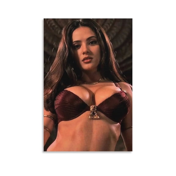 Salma Hayek Hot Girl Sexy Poster (20) Print Photo Art Painting Canvas Poster Home Decorative Bedroom Modern Decor Posters Gifts 16x24inch(40x60cm)