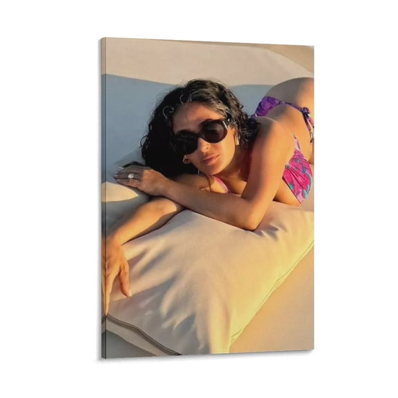 Salma Hayek Hot Girl Sexy Poster (27) Print Photo Art Painting Canvas Poster Home Decorative Bedroom Modern Decor Posters Gifts 16x24inch(40x60cm)