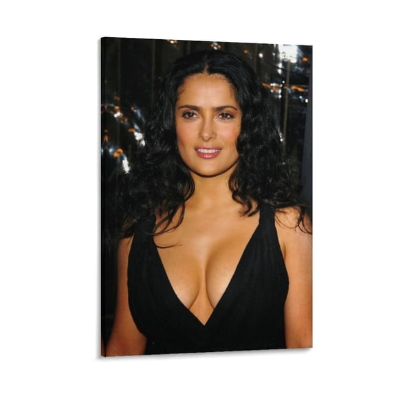 Actress Producer Salma Hayek Sexy Poster Canvas Poster Wall Art Picture Prints Hanging Photo Gift Decor Home Posters Artworks 16x24inch(40x60cm)