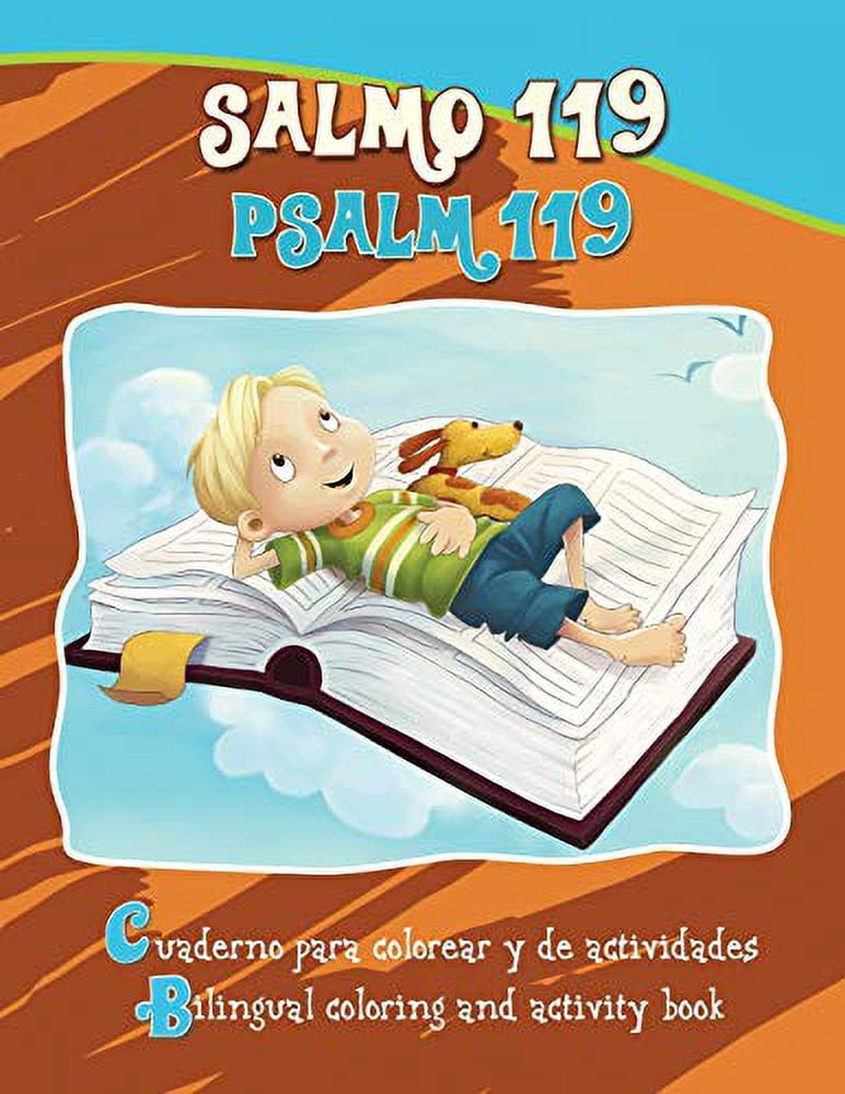 Pre-Owned Salmo 119, Psalm 119 - Bilingual Coloring and Activity Book ...