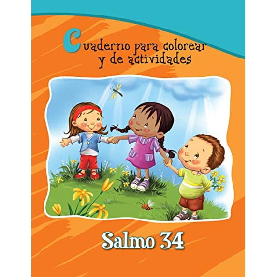 Pre-Owned Salmo 34 - Cuaderno para colorear: La bondad de Dios: 5 (Capitulos de la Biblia para colorear y actividades) Paperback