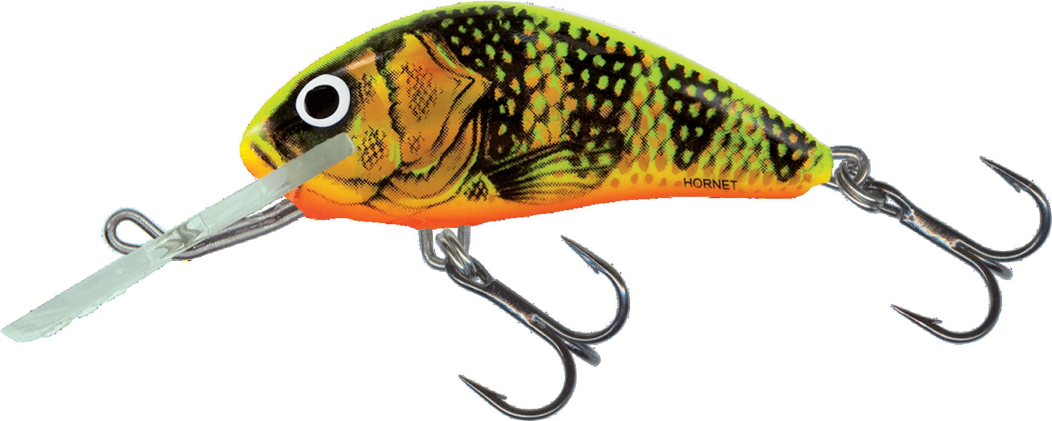 Salmo Hornet 4cm Floating Crankbait Gold Fluoroscent Perch Hard Bait Lure