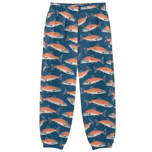 Salmon Boys Pants Kids Casual Sweatpants Joggers Toddler Sports Pants 3-10 Years