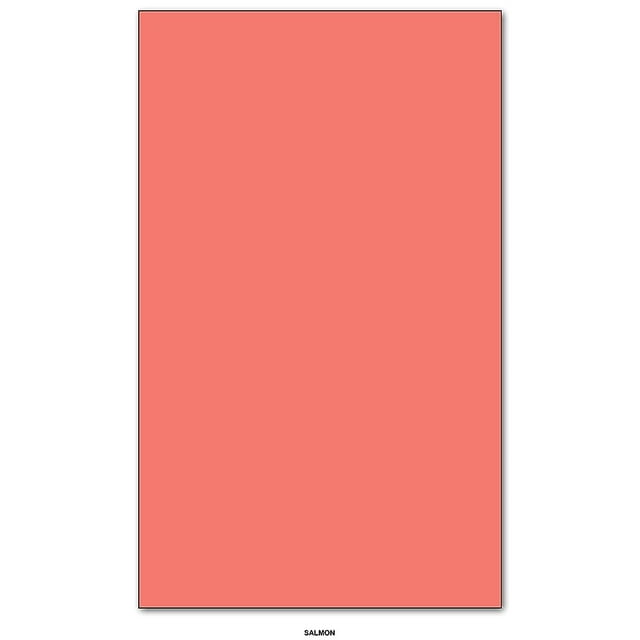 Salmon color card stock paper legal size 8 5 x 14 pack of 50