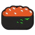 thumbnail image 1 of Salmon Egg Ikura Nigiri Sushi Sashimi Applique Multi-Color Embroidered Iron-On Patch - 2.5 Inch Small, 1 of 5