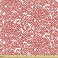 thumbnail image 1 of Salmon Fabric by the Yard, Caviar Abstract Digitally Generated Contemporary Art Look Illustration, Upholstery Fabric for Dining Chairs Home Decor Accents, 1 Yard, Salmon Dark Pink White by Ambesonne, 1 of 4