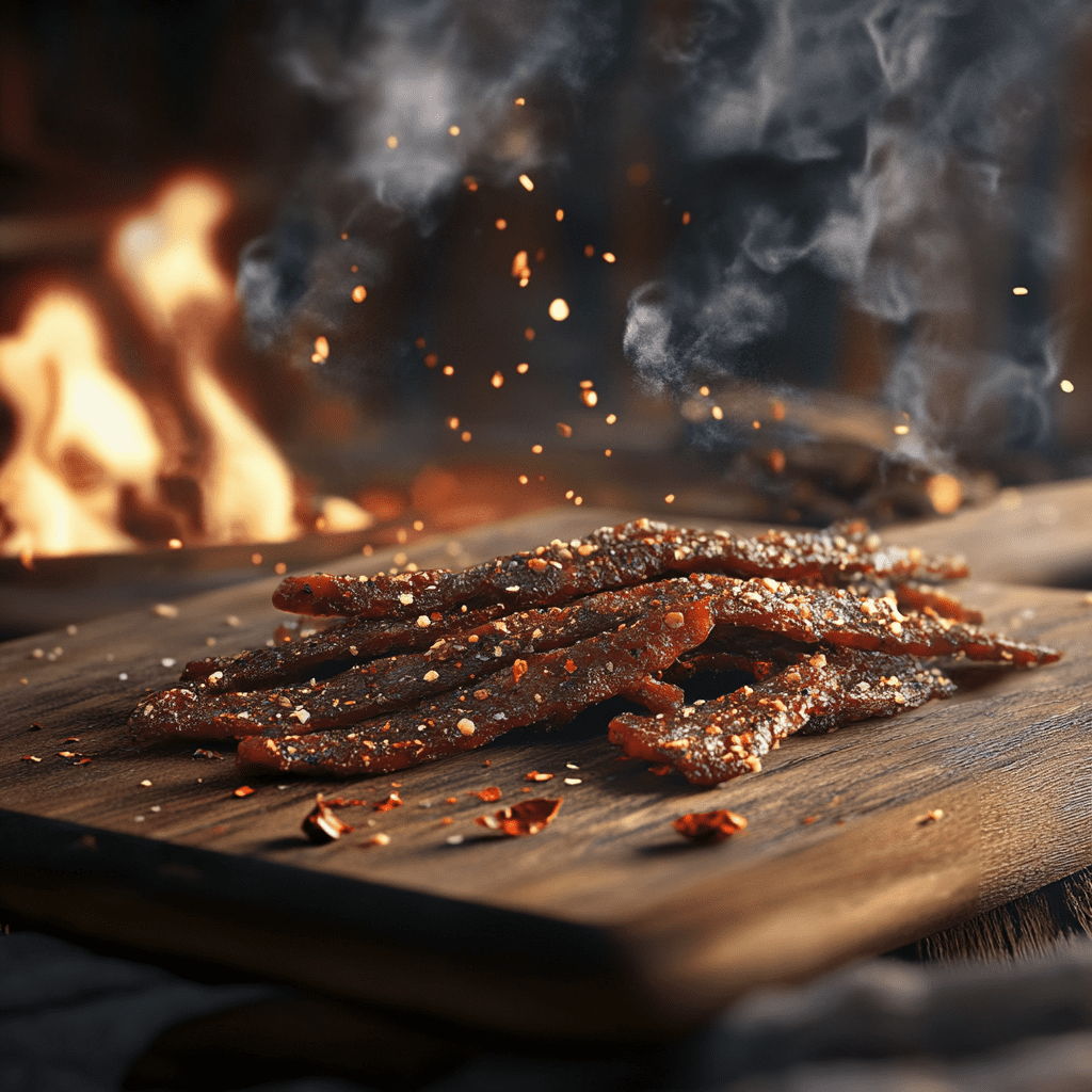 Salmon Jerky Made From Wild Canadian Smoked Salmon Spicy Flavored 2 Pack