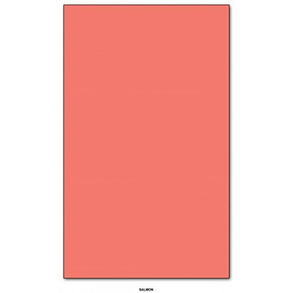 Salmon Pastel Color Card Stock Paper Legal Size 8.5" X 14" Pack of 50
