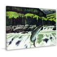 thumbnail image 1 of "Salmon Run" Painting Print on Wrapped Canvas, 1 of 7