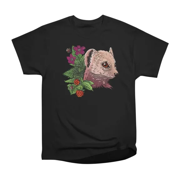 Salmonberry Mongoose T-Shirt Tee Gift For Him Merch For Her Apparel For Friend