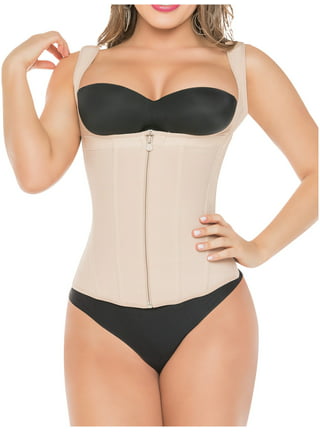 Salome 0313 Colombian Waist Trainer Fajas Cinturillas Colombianas Beige S  at  Women's Clothing store