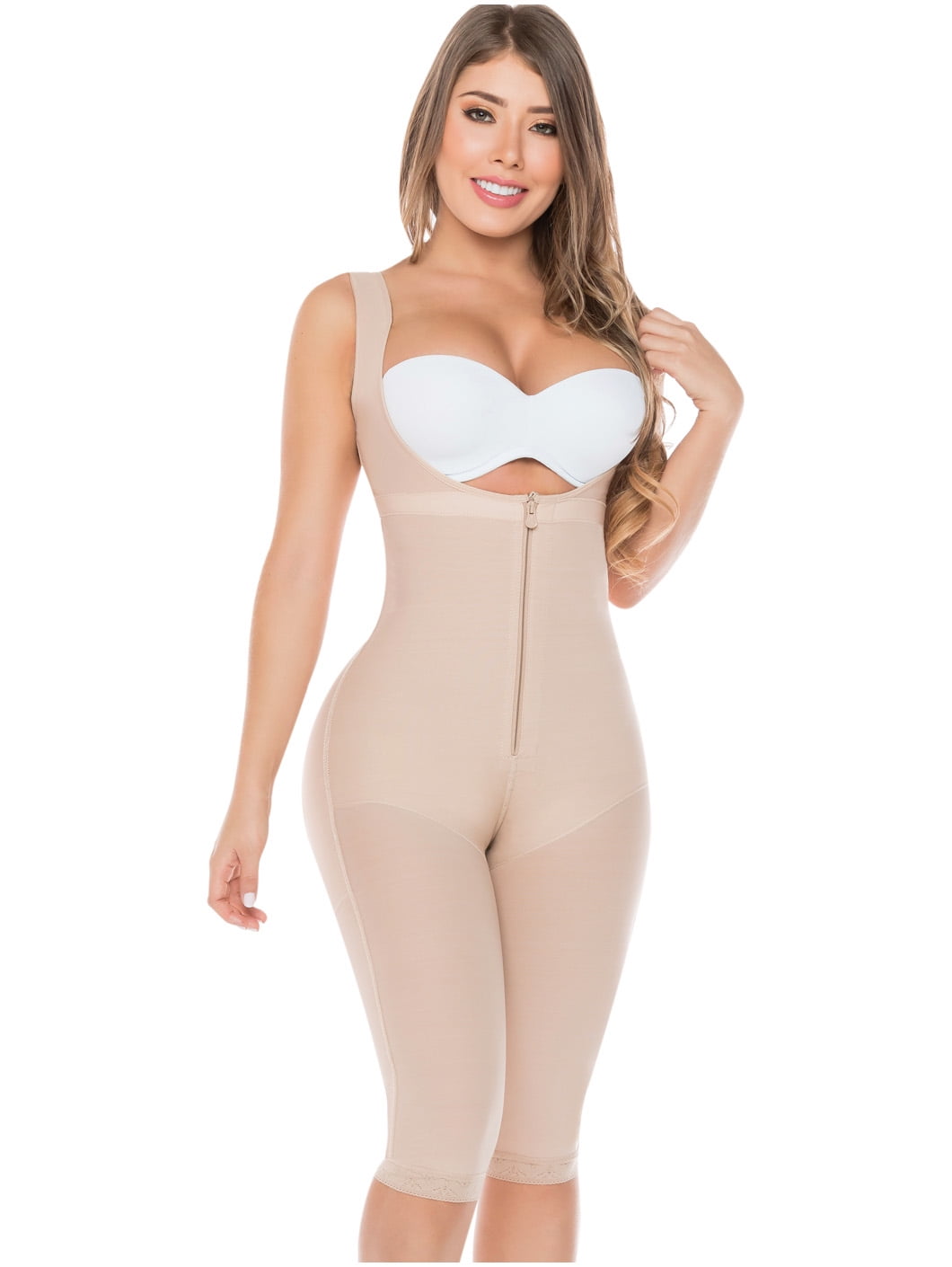 Shapewear & Fajas The Best Faja Fresh and Light Girdle for women Semaless  No zippers, no hooks, no straps Silicone Band Sculpts your Torso Lower
