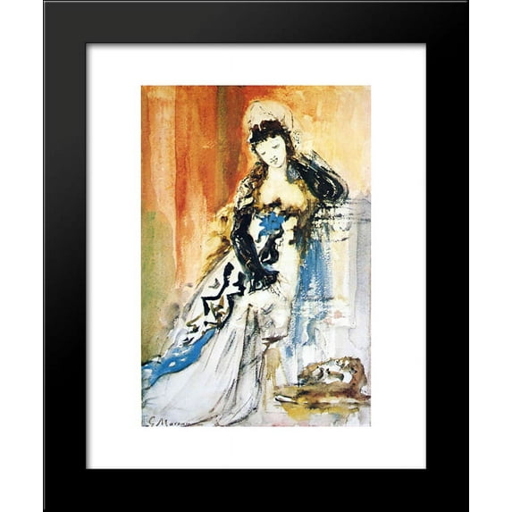 Salome 20x24 Framed Art Print by Moreau, Gustave