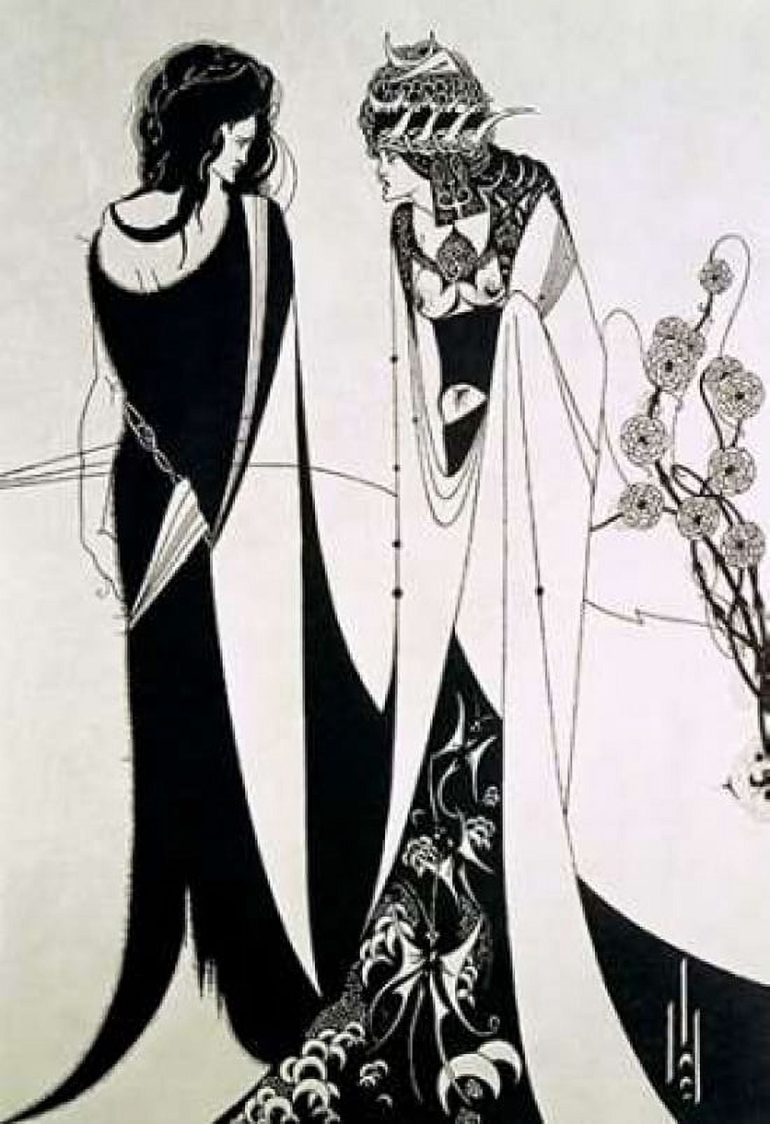 Salome Canvas Art - Aubrey Beardsley (20 x 28)