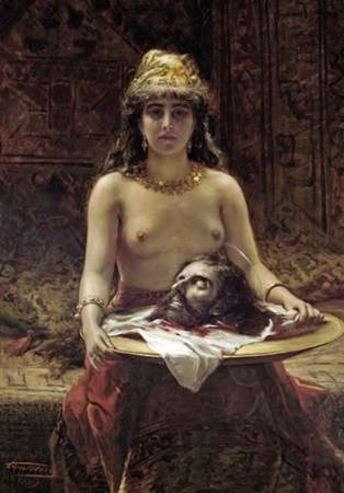 Salome Canvas Art - Leon Herbo (18 x 24)