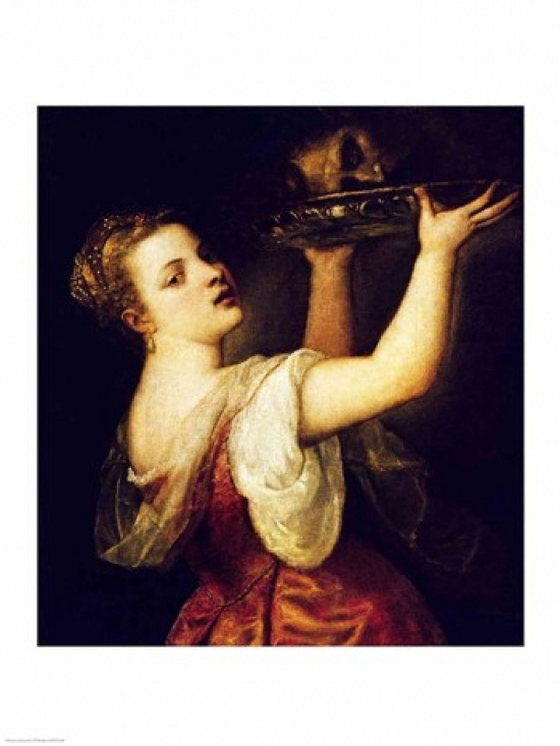 Salome Carrying the Head of St John the Baptist Canvas Art - Titian (24 x 36)