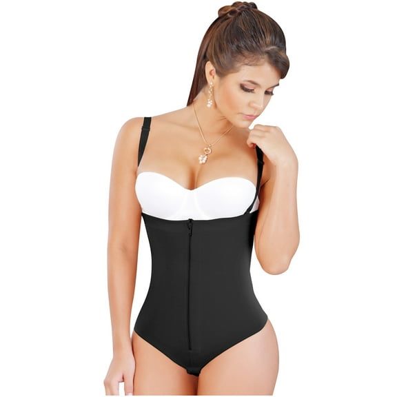 Salome Fajas Colombianas Reductoras Moldeadoras Tummy Tuck Open Bust Body Shaper Thong Bodysuit Girdle for Woman Faja Tipo Tanga para Uso Diario