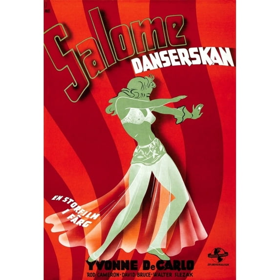 Salome Where She Danced 1945. Movie Poster Masterprint