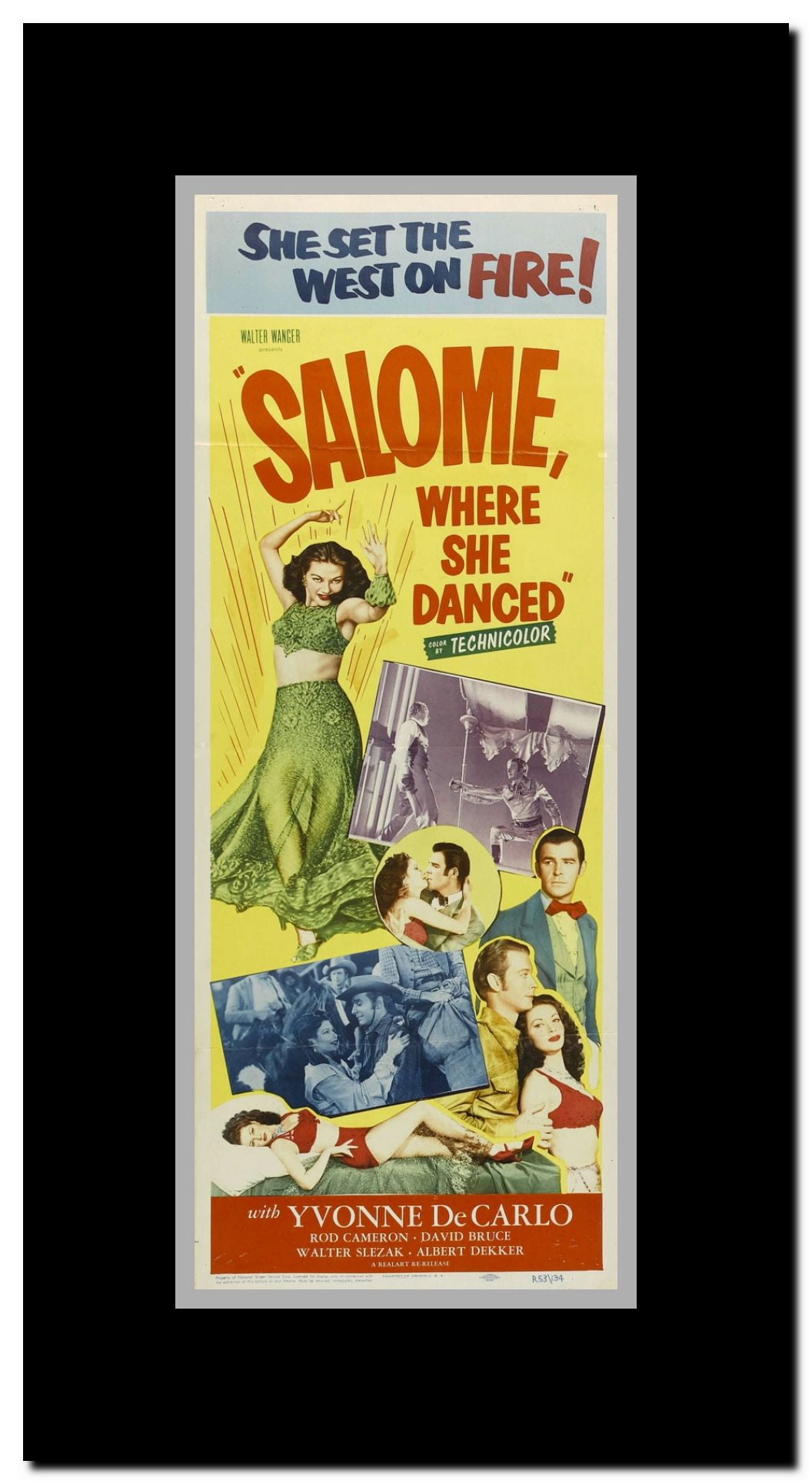 Salome Where She Danced Framed Movie Poster