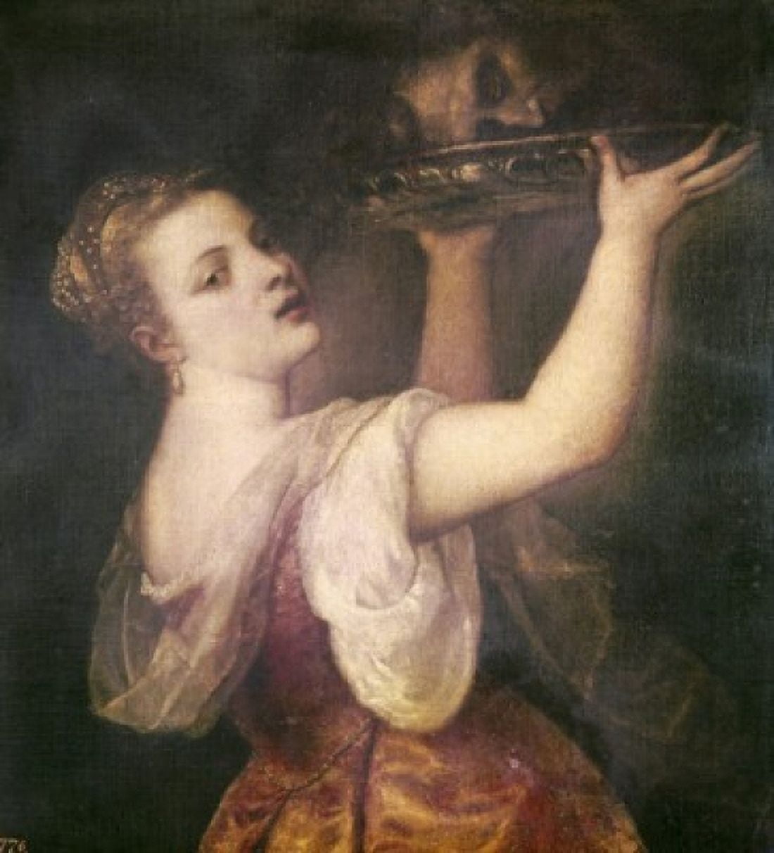 Salome with the Head of John the Baptist Titian (ca1485-1576Italian) Canvas Art - Titian (18 x 24)