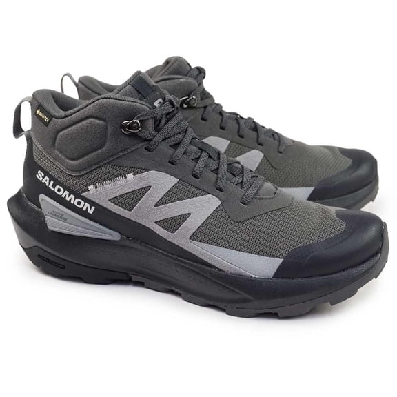 Salomon Men's Elixir Active Mid GTX Hiking Shoe, Magnet, 9.5