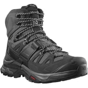 Salomon Mens QUEST 4 GORE-TEX Hiking Boots For Men, Magnet/Black/Quarry, 8.5