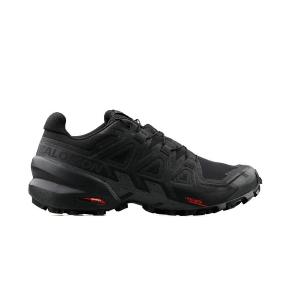 Salomon Men's Speedcross 6 GTX Sneaker, Black/Black/Phantom, 9.5