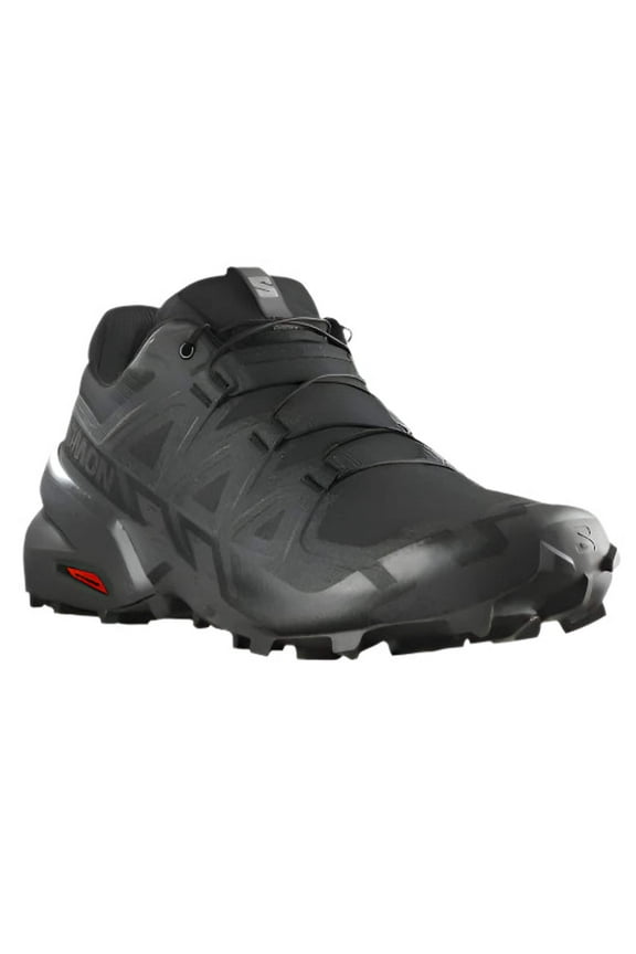 Salomon Men's Speedcross 6 Trail Running Shoes, Black, Size 9 US