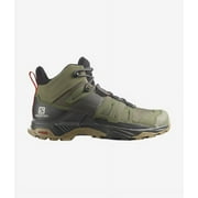 Salomon Men's X Ultra 4 Mid GORE-TEX Hiking Shoe Deep Lichen Green/Peat/Kelp - L41739800