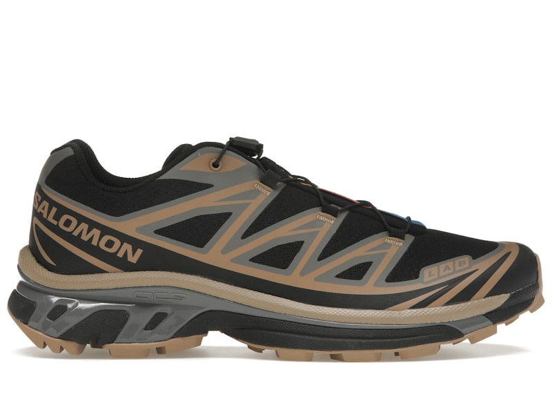 Salomon Men's XT-6 Black Portabella Running Shoes, from StockX