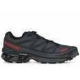 thumbnail image 1 of Salomon Men's XT-6 JJJJound Black Fiery Red Hiking Shoes, from StockX, 1 of 5