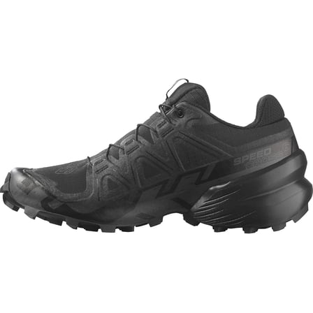 Salomon Speedcross 6 Women's Trail Running Shoes 7.5 Black/Black/Phantom